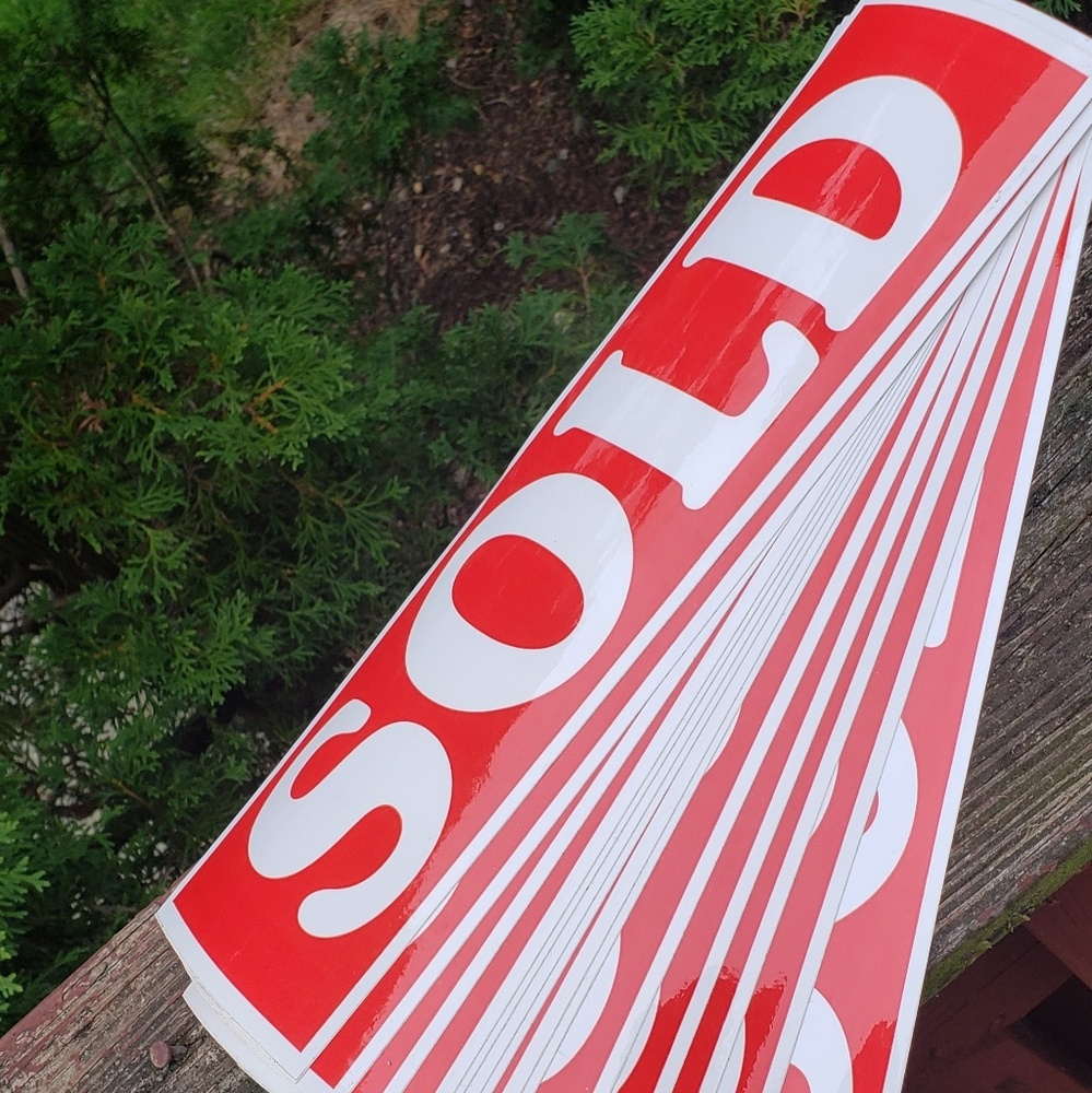 Sold Sticker